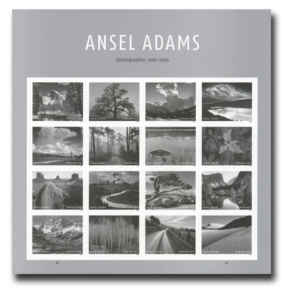 80 Ansel Adams Forever 2024 Postage Stamps USPS Wedding Invitations 2024